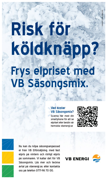 Risk för köldknäpp?